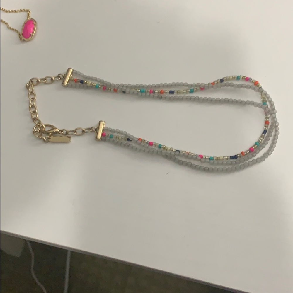 Beaded choker necklace